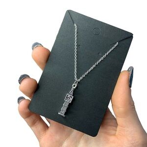 Silver travel necklace